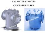 IMPA872010 Marine Daily Standard Cylindrical Water Filter - Flanged Cast Iron
