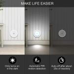 Cordless Battery-powered Wall Light,stick-on Magnet Closet Lights Motion Sensor