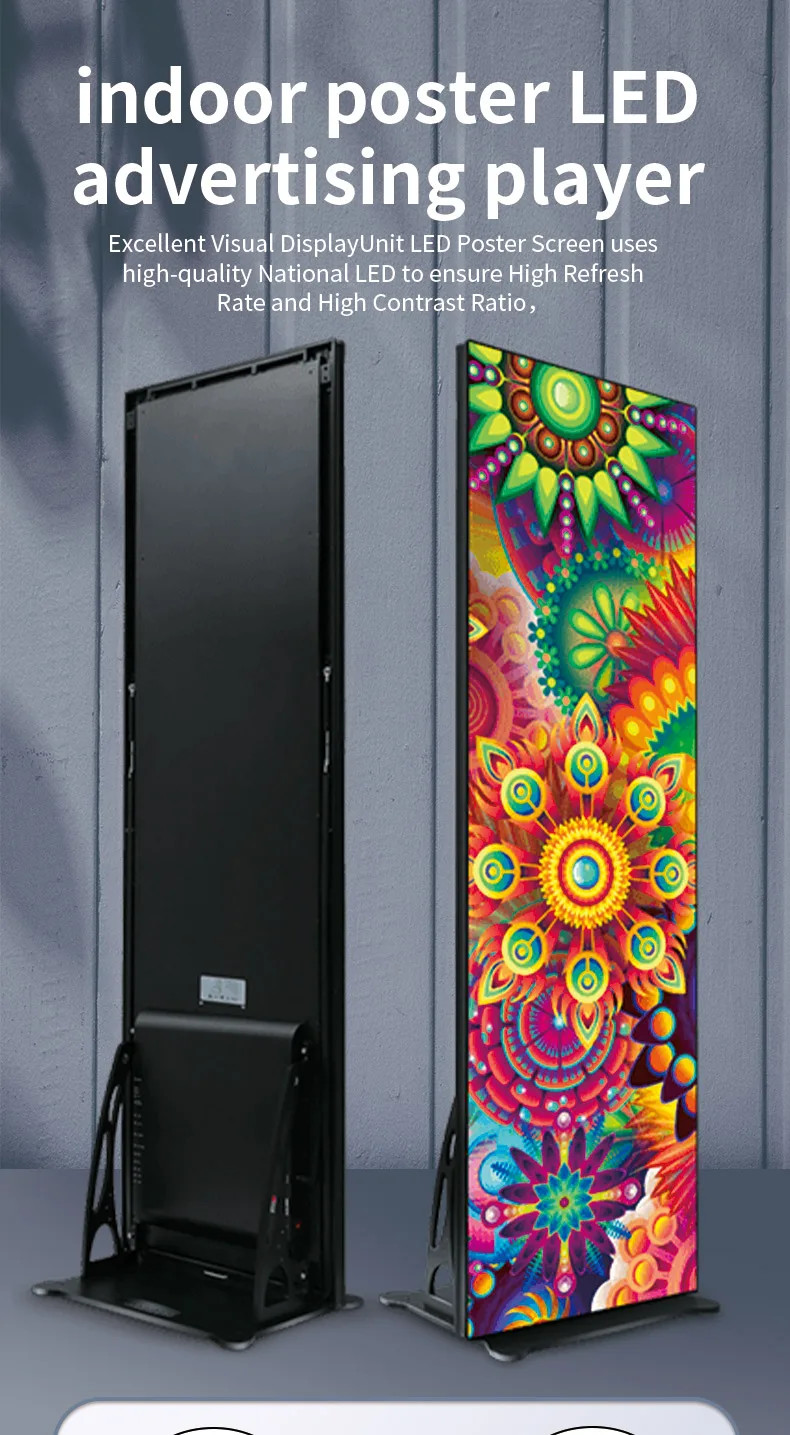 Commercial LED Advertising Displays Screens OEM ODM Custom Digital LED Poster Solutions