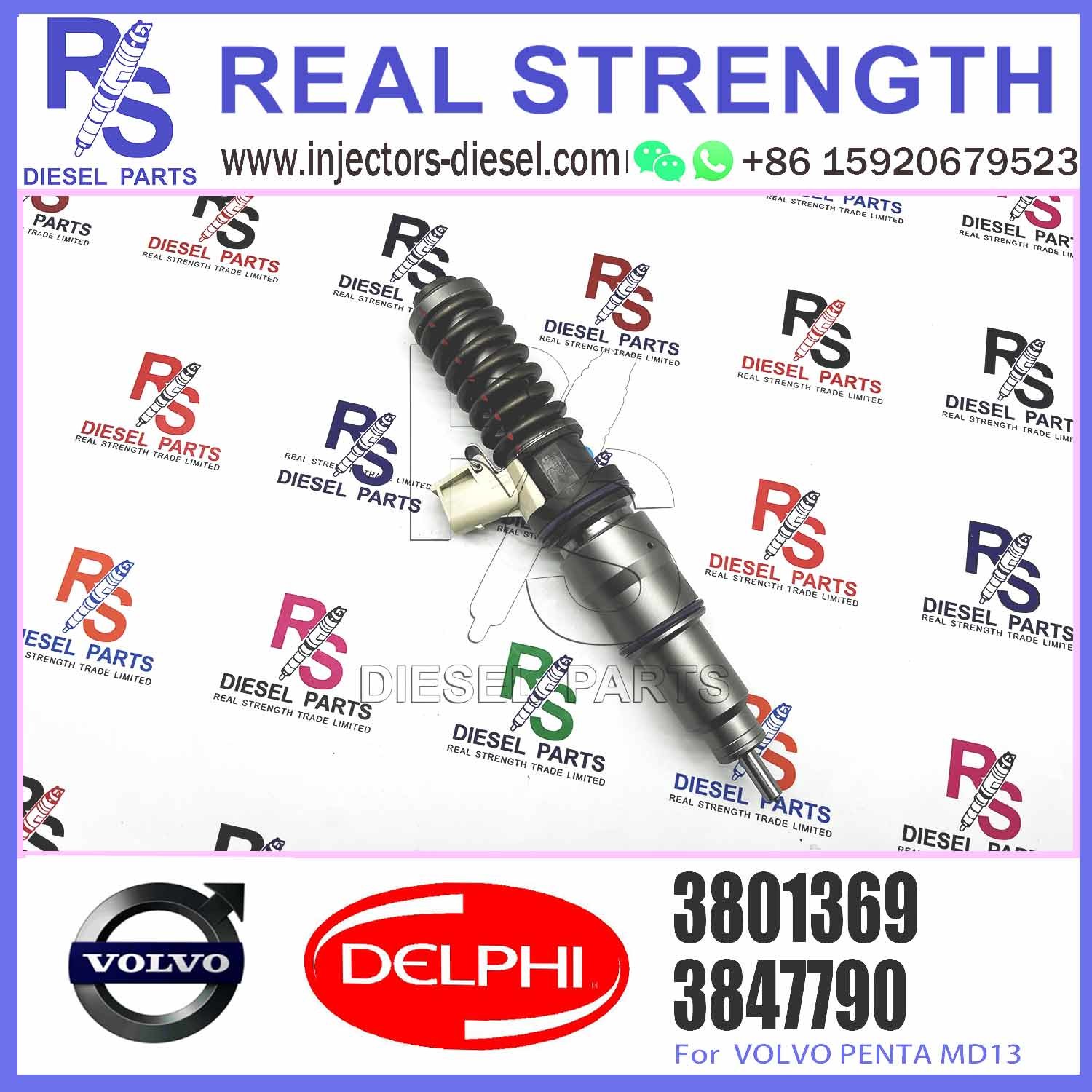 MD13 Diesel Engine Fuel injector BEBE4D18002 3801369 3847790 for V-O-L-V penta P1468