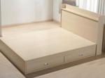 Modern King Size Wooden Double Bed set furniture