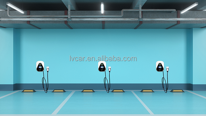 220VAC Input Voltage Range 7KW Wall Mounted Charger for Energy Vehicles Portable Charger