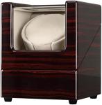 CHIYODA Watch Winder for Single Automatic Watches Solid Wooden Box with Mabuchi