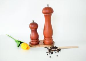 Wholesale Elegant Wooden Salt and Pepper Grinders with Ceramic Core from china suppliers