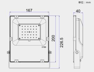 Wholesale Commercial LED Flood Lights Ultra Slim 30Wattage High Strength Tempered Glass from china suppliers