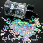 OEM/ODM Glitter Footprint Shaped Sand Ornament for Easter Occasion Personalized