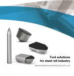 Rnga Pcbn Cutting Inserts , Round Carbide Insert Wear Resistance