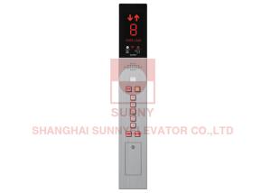 Wholesale CE ISO Hairline Stainless Steel Panel Elevator COP With Round Button For Elevator Parts from china suppliers