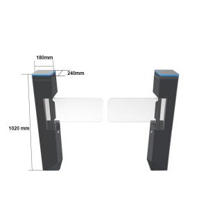 Wholesale Small Vertical Swing Barrier Gate Durable SS Construction For Supermarket from china suppliers