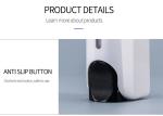 Commercial Refillable 1L Wall Mount Soap Dispenser