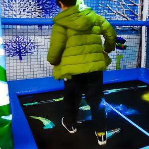 Wholesale Naughty Castle Interactive Trampoline Game 3500 Lumens 110V-250V from china suppliers