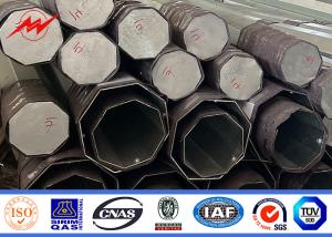 Wholesale 6-18m Hot Galvanized Steel Power Metal Pole For Transmission Line Steel Electric Pole from china suppliers