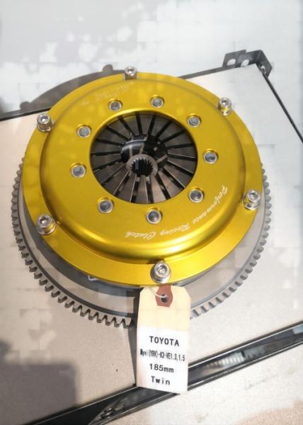 Twin Disc Racing Clutch Kits Fit TOYOTA Myvi YRV -K3-VE1.3 1.5 Yellow 185mm