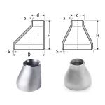 NXF NS142/UNS N08825/NA16 Incoloy825 SCH5S-SCH80 Customizable Casting REDUCER