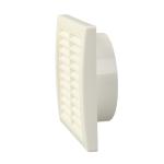 Mechanical Life 3 Years White Bathroom Fixed Louvre Grille in 100mm 125mm 150mm
