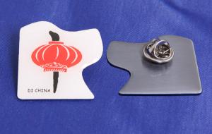 Wholesale fantastic custom latern logo promotional printing badge, metal printing pin badge from china suppliers