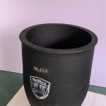 Round Black Metal Melting Crucible Graphite Silicon Carbide Conventional