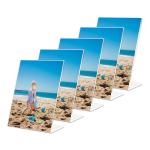 Transparent Reusable Tabletop Photo Frames L Shape Picture Frame 297x210cm