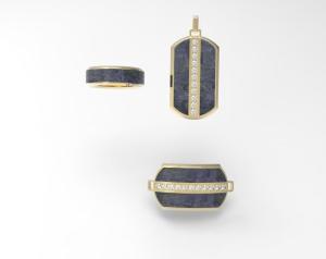 Wholesale 3pcs Carbon Fiber Jewelry Set With Rings,pendants And Bracelets For Men And Women from china suppliers