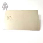 Stainless Titanium Aluminium Business Cards , Square Aluminium Visiting Card
