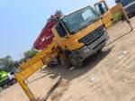 Benz Mercedes 2006 Putzmeister Schwing Orange Hydraulic Machining Process 42m