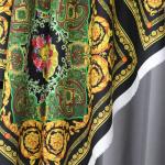 OEM Island Printed Dress Material Fabric 100% Polyester Clothing