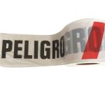 Caution PE Warning Tape Red White Road Blocking Barricade Plastic Barrier Tape