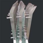 Pipe Brushed Polished Stair Handrail Post Balustrades Railing Pillar Stainless