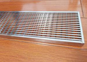 Wholesale 20×4mm Stainless Steel Linear Grating Swimming Pool Drainage Trays from china suppliers