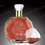 Luxury Crystal Brandy Glass Bottle 700Ml With Glass Cap