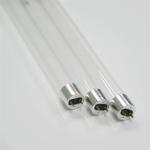 60cm 254nm uvc 20w t8 fluorescent tube with 75uv/cm² clear cover 330degree for