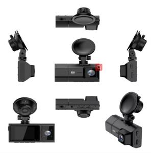 Wholesale WDR 128GB 4K GPS Dash Cam Dash Mounted Camera 3 Channels from china suppliers