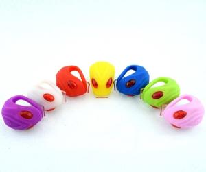 Wholesale ABS Silicone Childrens Bike Lights 1 Lumen LED Headlight Rechargeable from china suppliers