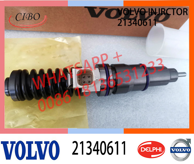Fuel Injector 21371672, 21340611,20972225, 20584345, Common Rail Injector 21340611 for VOL D13A D13D engine