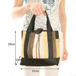 FDA Approved PEVA Lining Insulated Lunch Tote For Food