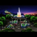 Onsite Installation customized multicolored easy install portable fountains