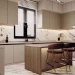 Professional Suppliers Custom Wood Grain Kitchen Cabinets Solid Wood Kitchen