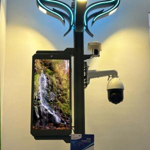 Wholesale High Brightness Full Color Led Outdoor Display Light Video Pole Double Sides Led Screen from china suppliers