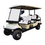Electric Street Legal 6 Passenger Golf Cart With Solar Panel 1000kg Load