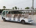 17 Seats Electric Shuttle Car For Square Electric Car Tour Steel Structure Plus