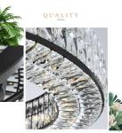 Luxury Crystal Chandeliers For Living Room Lobby Modern Home Decor crystal led