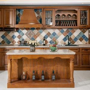 Wholesale American Style Solid Cherry Cabinets Modern Kitchen Cabinets from china suppliers