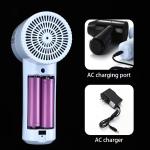 Powerful 800W Cordless Hair Dryer with 60-Minute Battery Life and Tourmaline