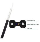 Outdoor FTTH Drop Fiber Optic Cable Sc To Sc Simplex Sm Fiber Drop Cable