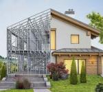 Residential EN 1090-2-2018 Steel Frame House Kits , Q235B Modular Steel Kit
