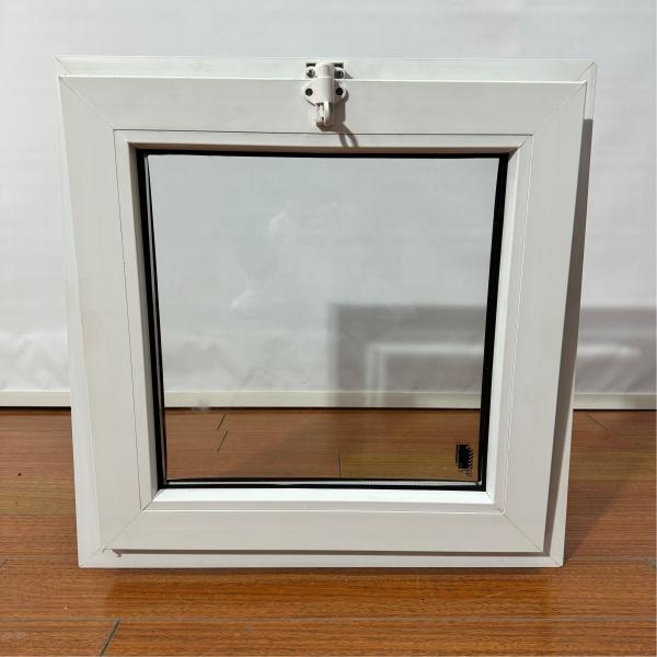 Quality PVC Hung Window Customized Product Good Sealing Double Tempered Glass for sale