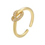 DAYSTAR Pave 18k Gold Jewelry CZ Zircon Wedding Ring Customized
