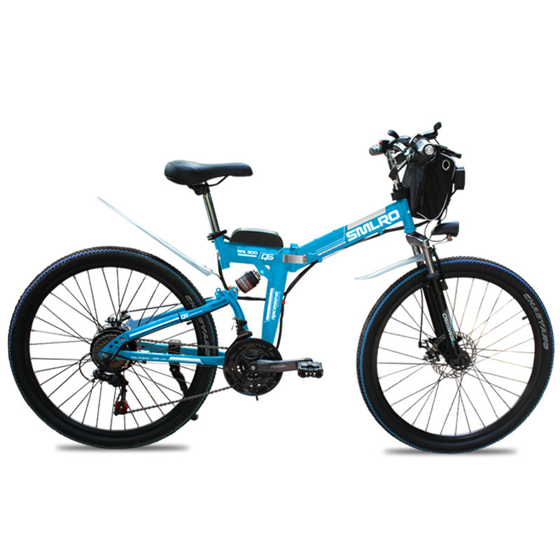 SMLRO MX300 24 Inch Folding Electric Bike 25MPH 6061Alu Frame