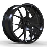 Black Alloy Center Lock Monoblock 5x130 1 Piece 20x8.5 Forged 718 Car Rims