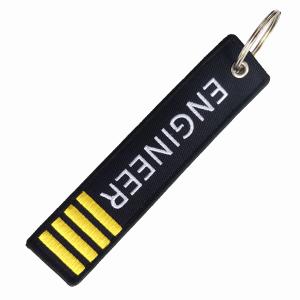 Wholesale Fashion Trinket Double Sided Embroidery Keychain Flying Enthusiast Gift Fashion Accessory Gifts For The Crew from china suppliers